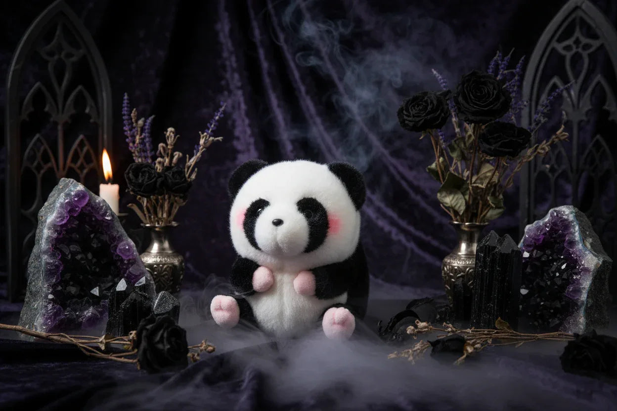 Familiar Plushies - Sorceress Sanctuary Cat / 18cm-Black penguin / 18cm-Dolphin / 18cm-Grey hamster / 18cm-Husky / 18cm