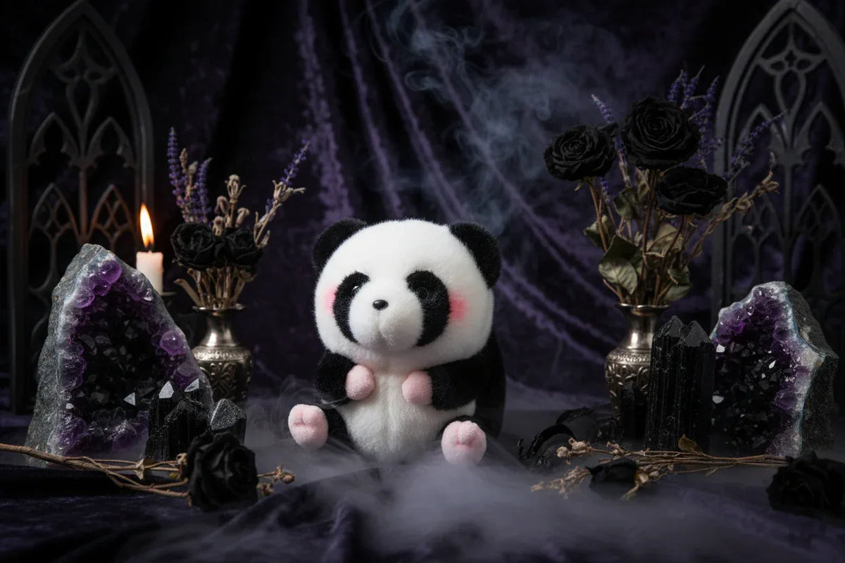 Familiar Plushies - Sorceress Sanctuary Cat / 18cm-Black penguin / 18cm-Dolphin / 18cm-Grey hamster / 18cm-Husky / 18cm
