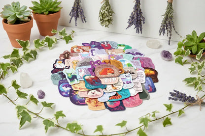 Familiar Stickers - Sorceress Sanctuary Healing Text / 50 PCS/Set