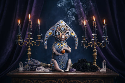 Fantasy Alien Sculptures - Sorceress Sanctuary A-B-C-D