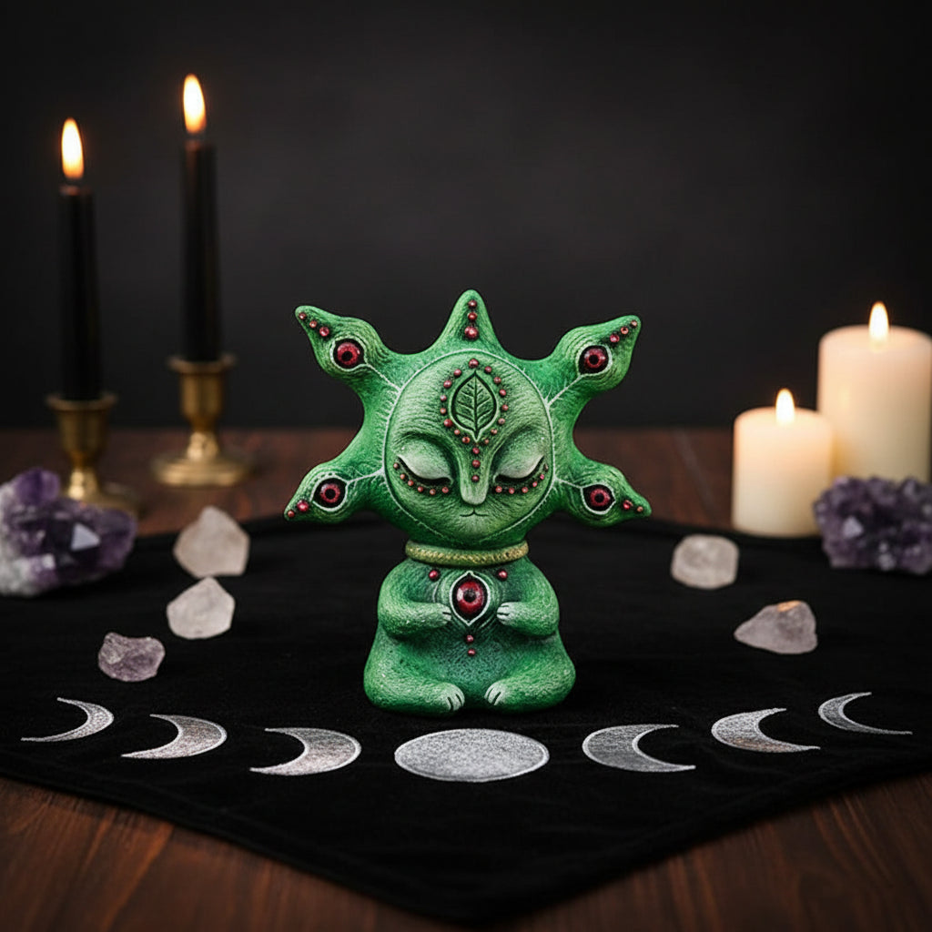 Fantasy Alien Sculptures - Sorceress Sanctuary A-B-C-D