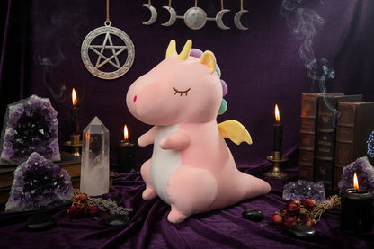 Fantasy Dinosaur Plushie - Sorceress Sanctuary Mint Green / Medium-Mint Green / Small Size-Pink / Medium-Pink / Small Size