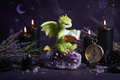 Fantasy Reading Dragon - Sorceress Sanctuary Reading Dinosaur