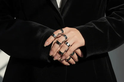 Flex Knuckle Ring - Sorceress Sanctuary Silver