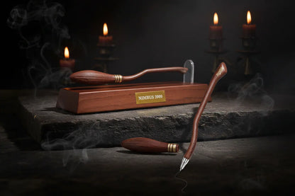 Floating Broom Pen - Sorceress Sanctuary Brown