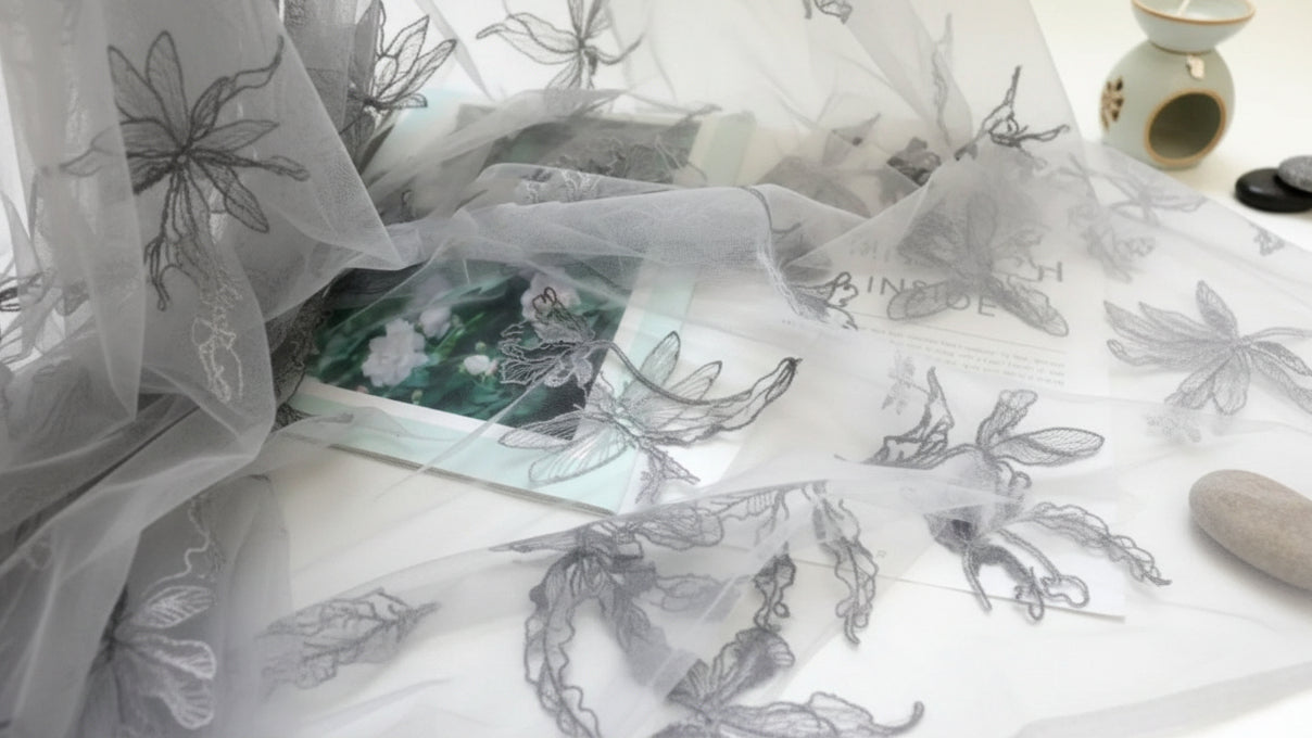 Floral Fairy Skirt - Sorceress Sanctuary Grey / One size