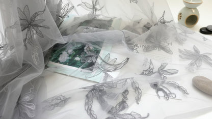 Floral Fairy Skirt - Sorceress Sanctuary Grey / One size