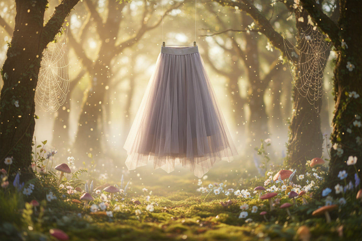 Flowing Fairy Skirt - Sorceress Sanctuary Apricot / S-Apricot / M-Apricot / L-Apricot / XL-Apricot / 2XL