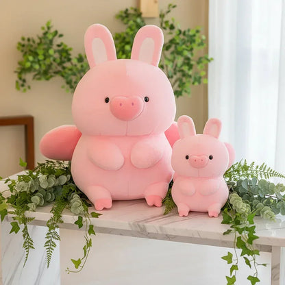 Flying Bunny Plushie - Sorceress Sanctuary 45cm 0.6KG / Pink-55cm 1kg / Pink-75cm 2kg / Pink