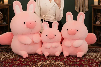 Flying Bunny Plushie - Sorceress Sanctuary 45cm 0.6KG / Pink-55cm 1kg / Pink-75cm 2kg / Pink