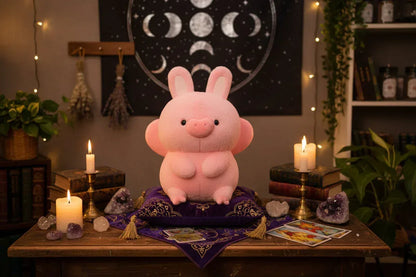 Flying Bunny Plushie - Sorceress Sanctuary 45cm 0.6KG / Pink-55cm 1kg / Pink-75cm 2kg / Pink