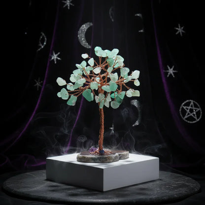 Natural Crystal Tree | Amethyst Base - Sorceress Sanctuary
