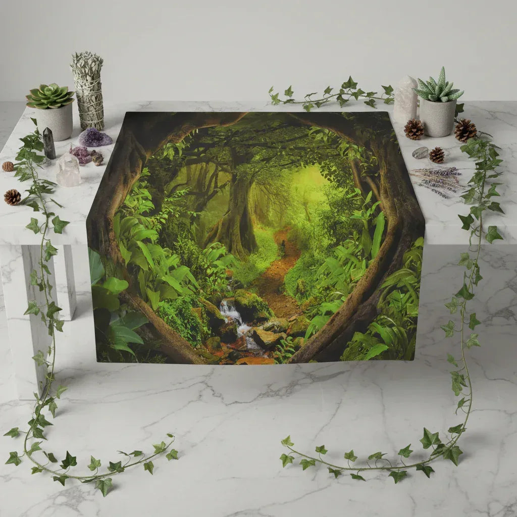 Forest Cove Tapestry - Sorceress Sanctuary A / 150X130cm-A / 150X230cm-A / 150x 130cm thick-A / 150X100cm-A / 150x100cm thick