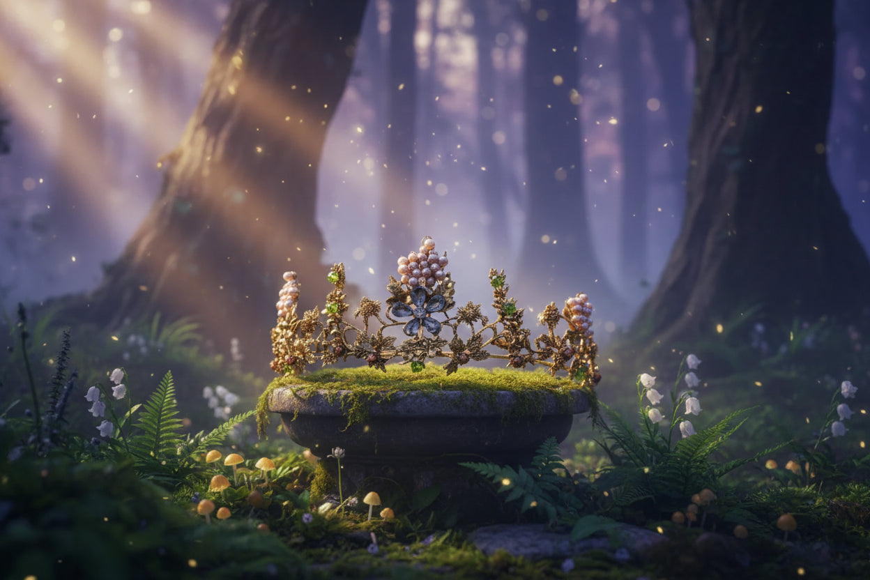 Forest Flower Tiara - Sorceress Sanctuary Forest Fairy