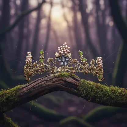 Forest Flower Tiara - Sorceress Sanctuary Forest Fairy