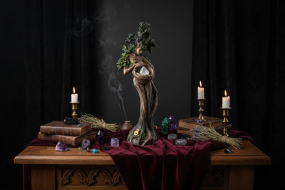 Forest Goddess Sculpture - Sorceress Sanctuary Primary Color / 17cm