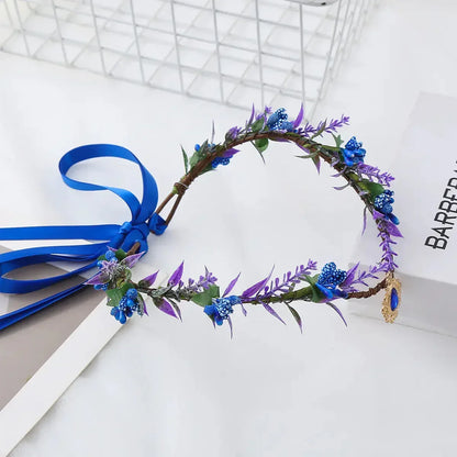 Forest Water Drop Crown - Sorceress Sanctuary Blue and purple