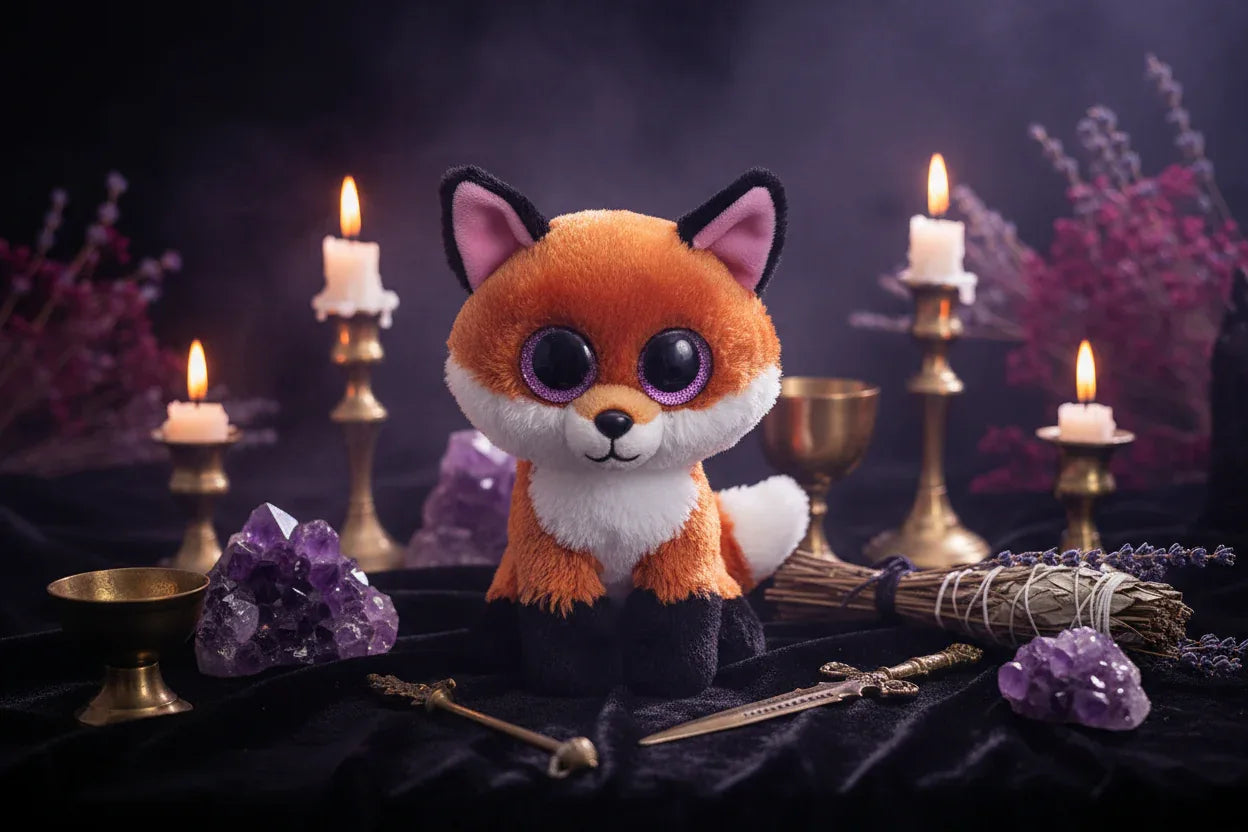 Fox Plushie Familiar - Sorceress Sanctuary 15cm