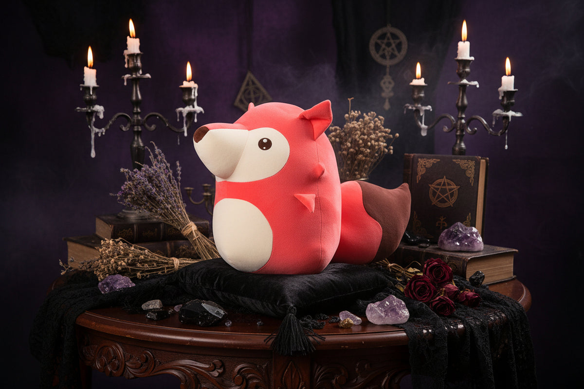 Fox Plushie - Sorceress Sanctuary Red / 20cm-Orange / 20cm