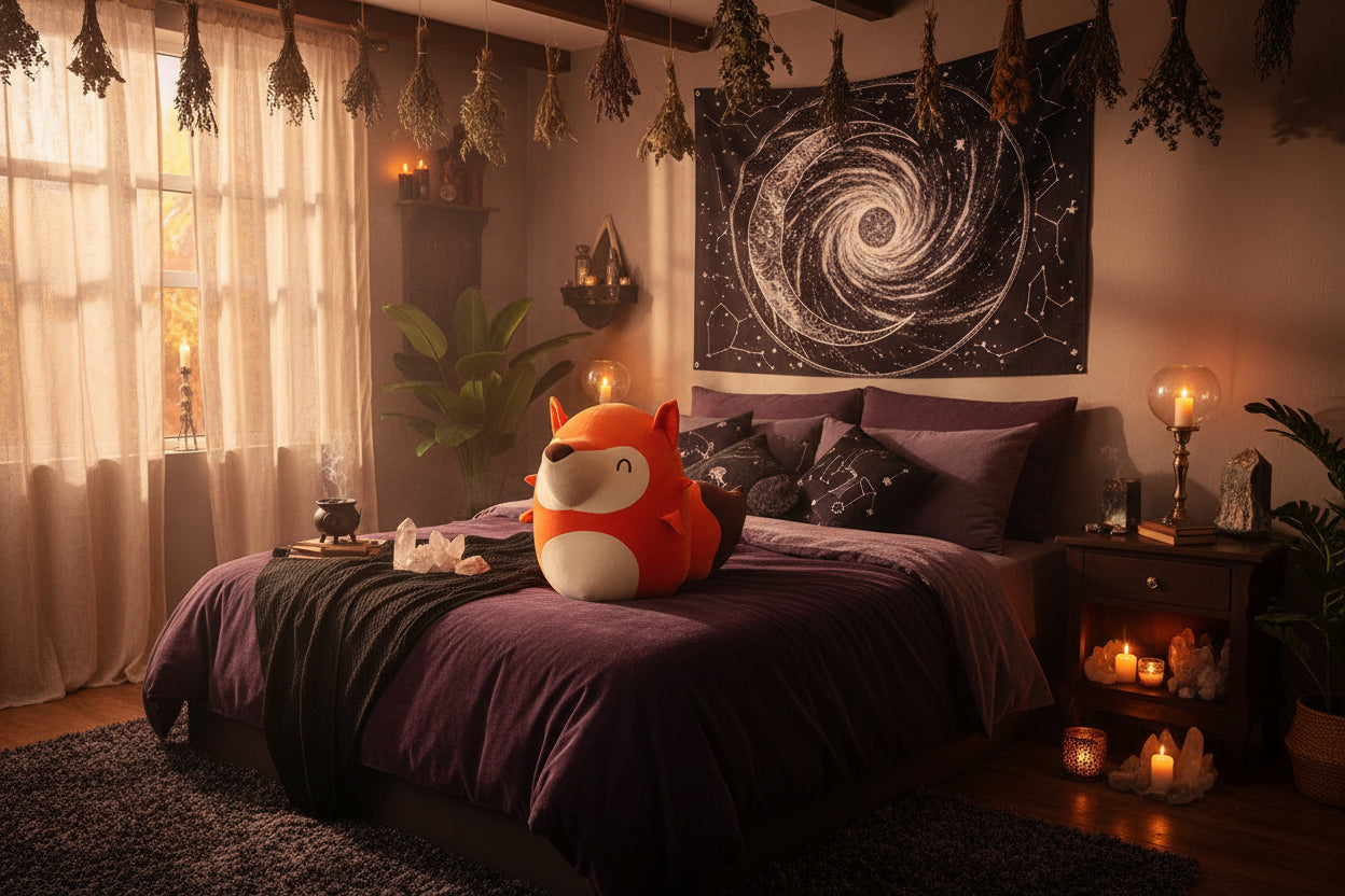 Fox Plushie - Sorceress Sanctuary Red / 20cm-Orange / 20cm