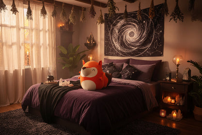 Fox Plushie - Sorceress Sanctuary Red / 20cm-Orange / 20cm