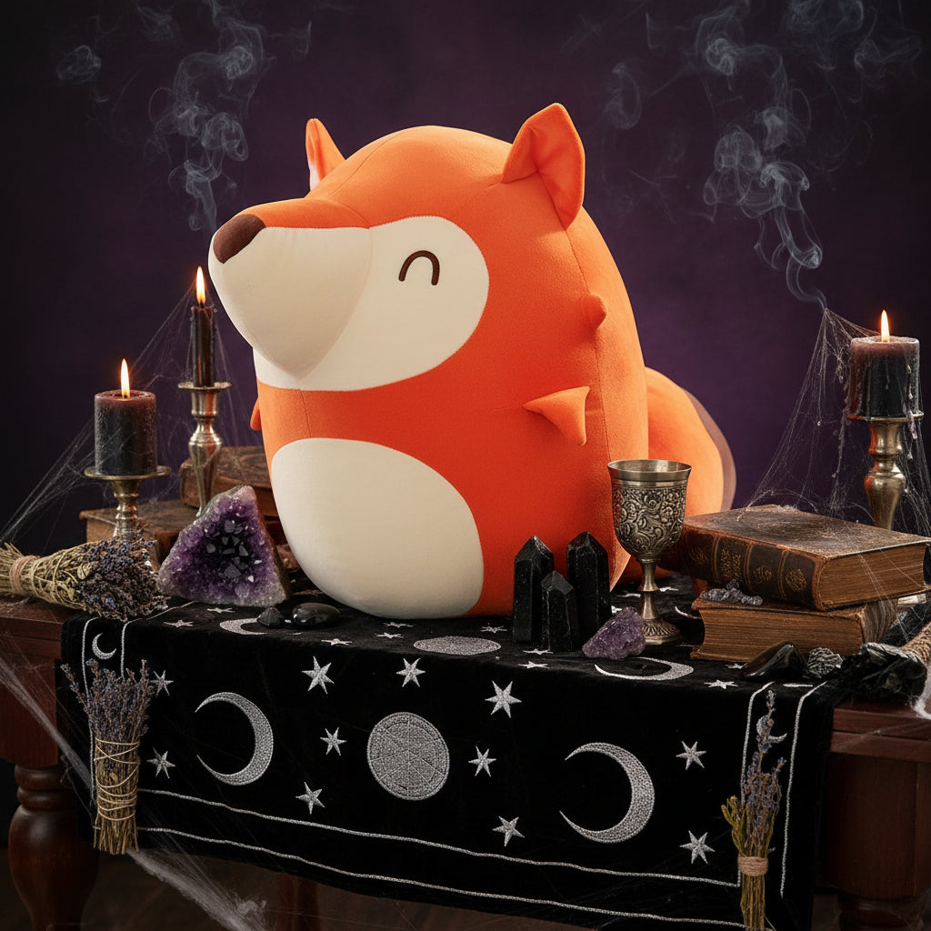 Fox Plushie - Sorceress Sanctuary Red / 20cm-Orange / 20cm