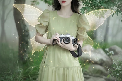 French Fairy Dress - Sorceress Sanctuary Green / S-Green / M-Green / L-Green / XL