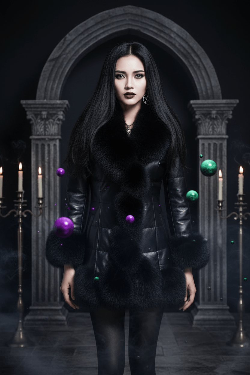 Frostveil Fur Coat Sorceress Sanctuary