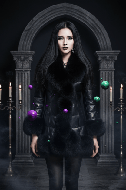 Frostveil Fur Coat Sorceress Sanctuary