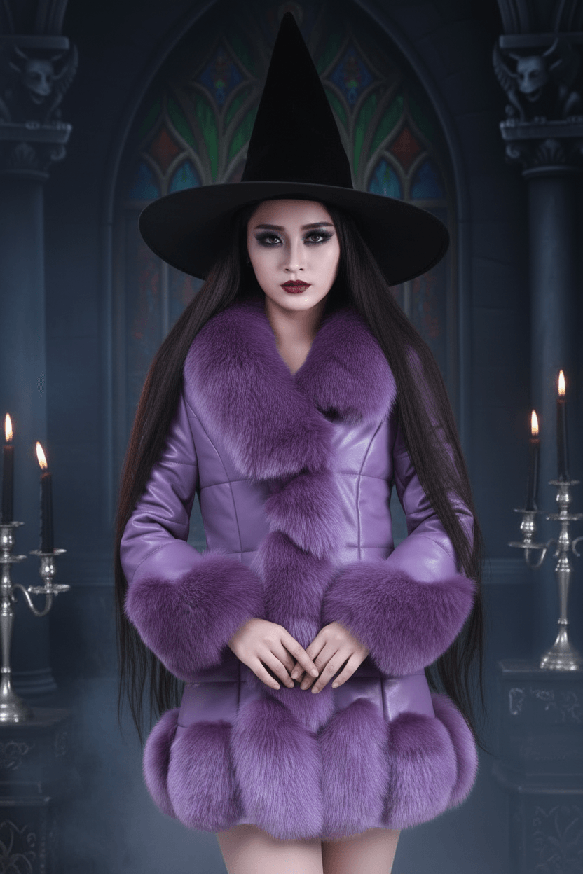 Frostveil Fur Coat Sorceress Sanctuary