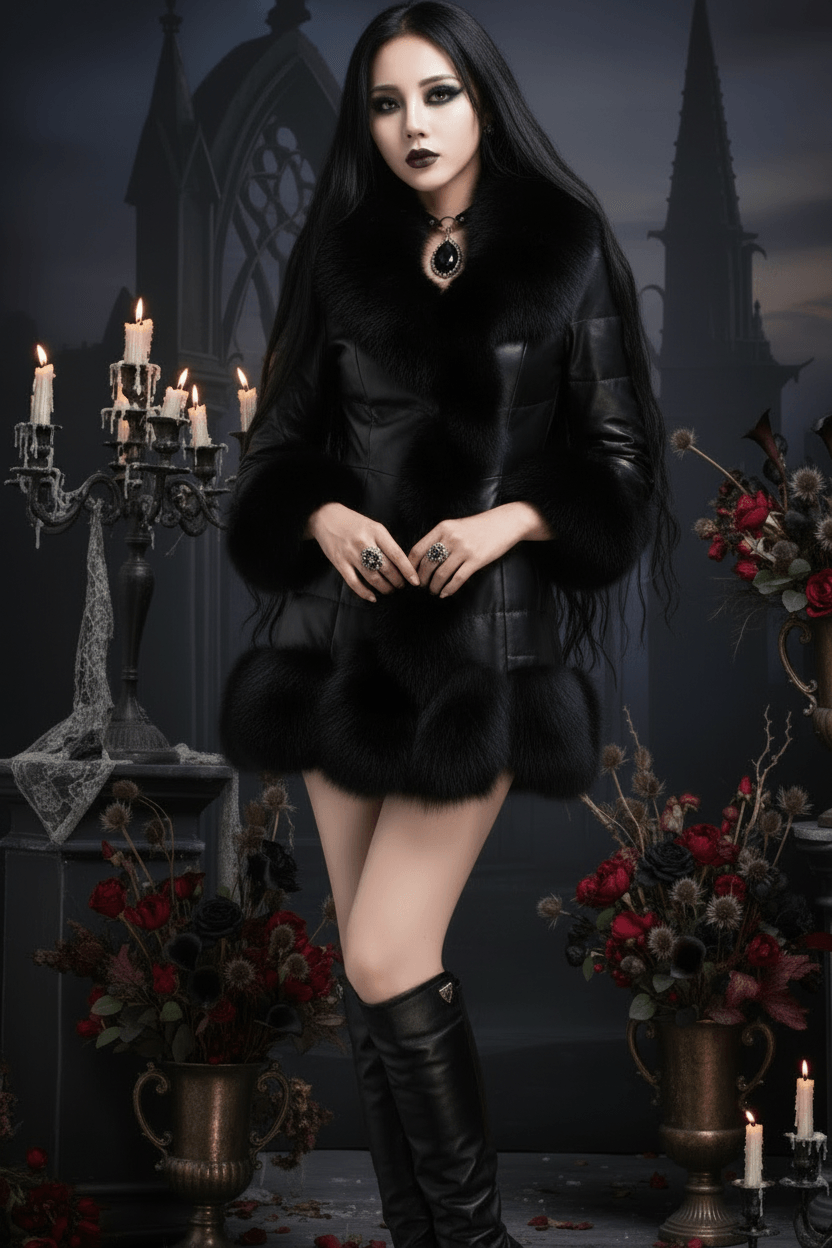 Frostveil Fur Coat Sorceress Sanctuary