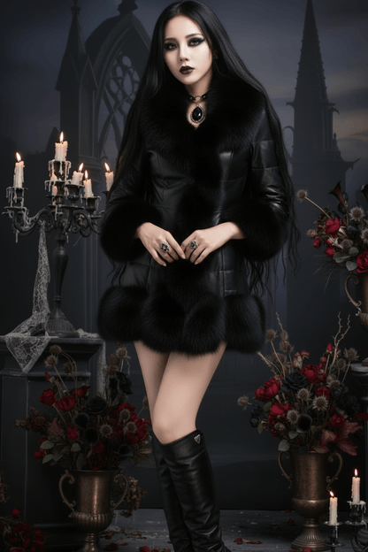 Frostveil Fur Coat Sorceress Sanctuary