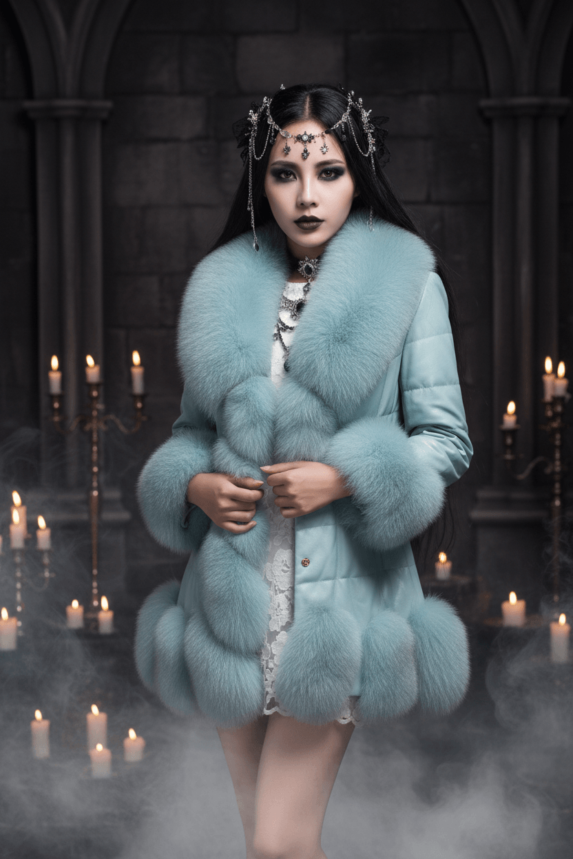 Frostveil Fur Coat Sorceress Sanctuary