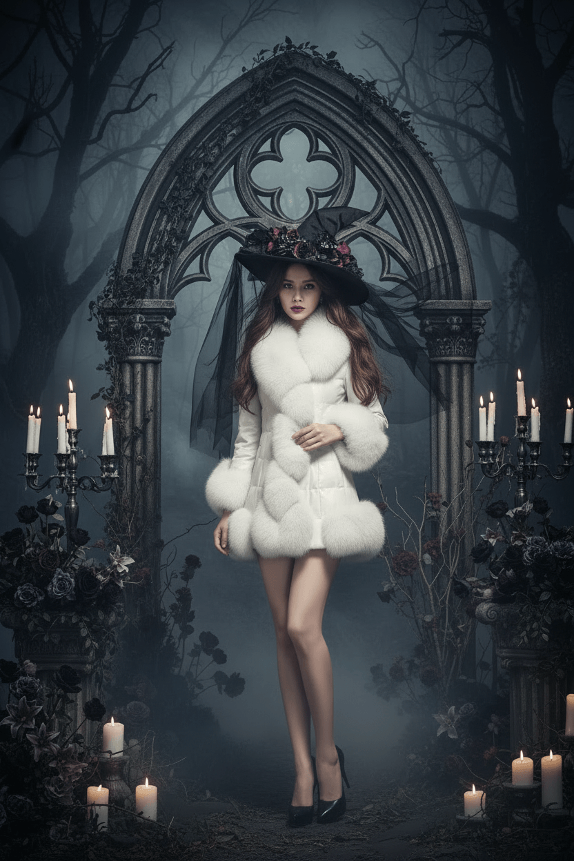 Frostveil Fur Coat Sorceress Sanctuary