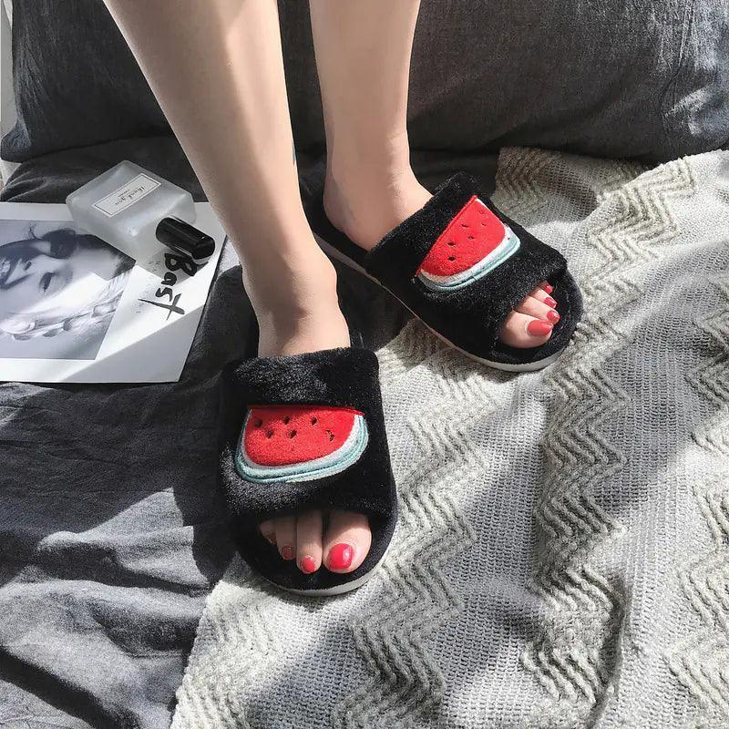 Fruity Plush Slippers - Sorceress Sanctuary Blue / M-Grey / M-Lotus root / M-Black / L-Violet / M