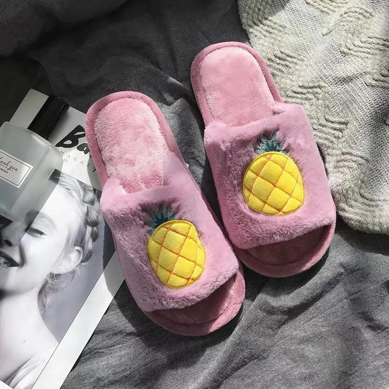 Fruity Plush Slippers - Sorceress Sanctuary Blue / M-Grey / M-Lotus root / M-Black / L-Violet / M