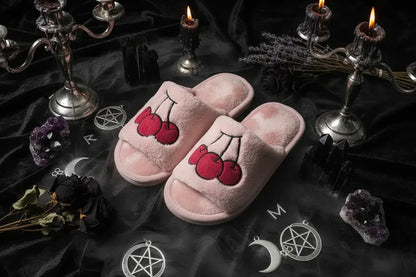 Fruity Plush Slippers - Sorceress Sanctuary Blue / M-Grey / M-Lotus root / M-Black / L-Violet / M