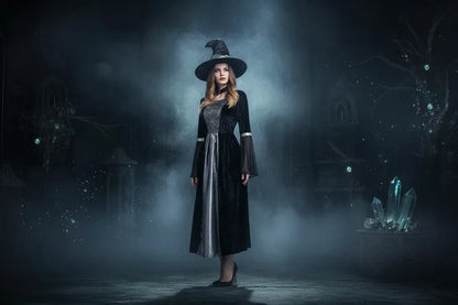 Full Witch Outfit - Sorceress Sanctuary Orange / One size-Gray / One size