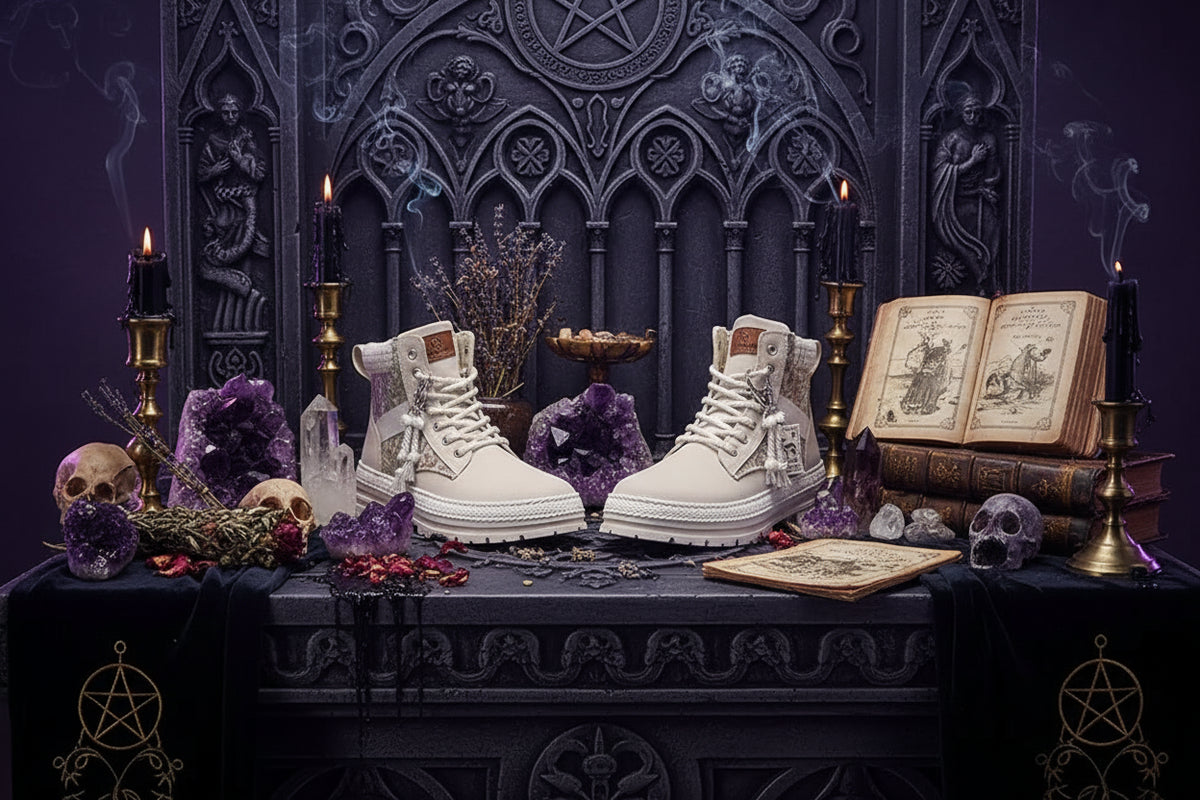 Fur Print Boots - Sorceress Sanctuary Black / Size39-Black / Size40-Black / Size41-Black / Size42-Black / Size43