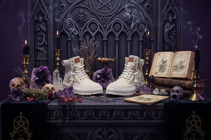 Fur Print Boots - Sorceress Sanctuary Black / Size39-Black / Size40-Black / Size41-Black / Size42-Black / Size43