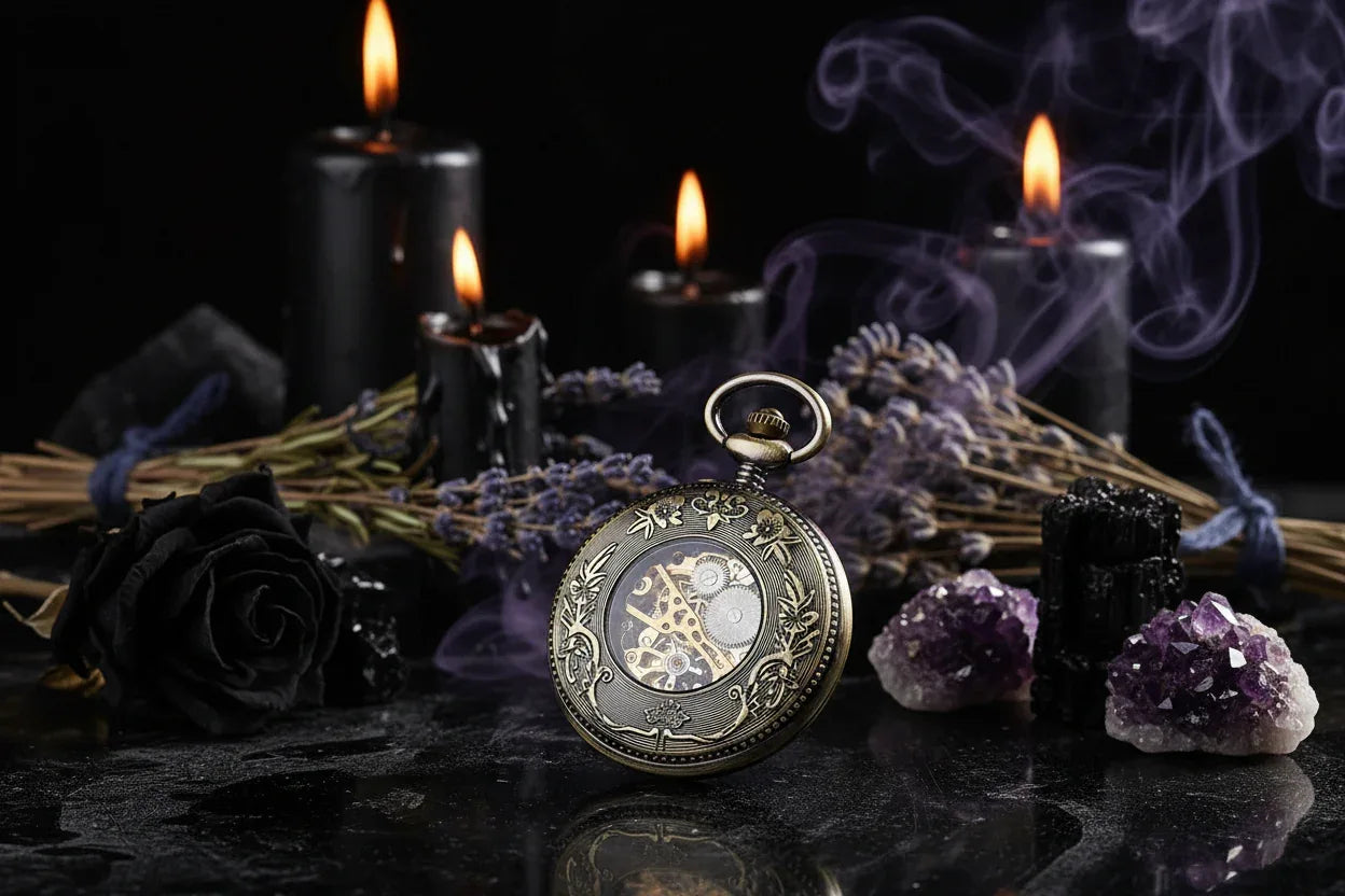 Gear Eagle Pocket Watch - Sorceress Sanctuary Gold