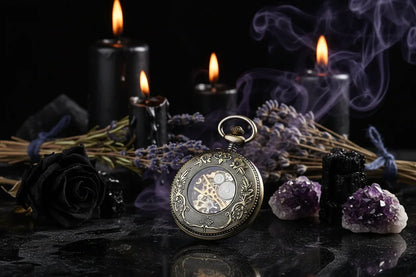 Gear Eagle Pocket Watch - Sorceress Sanctuary Gold