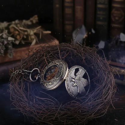 Gear Eagle Pocket Watch - Sorceress Sanctuary Gold