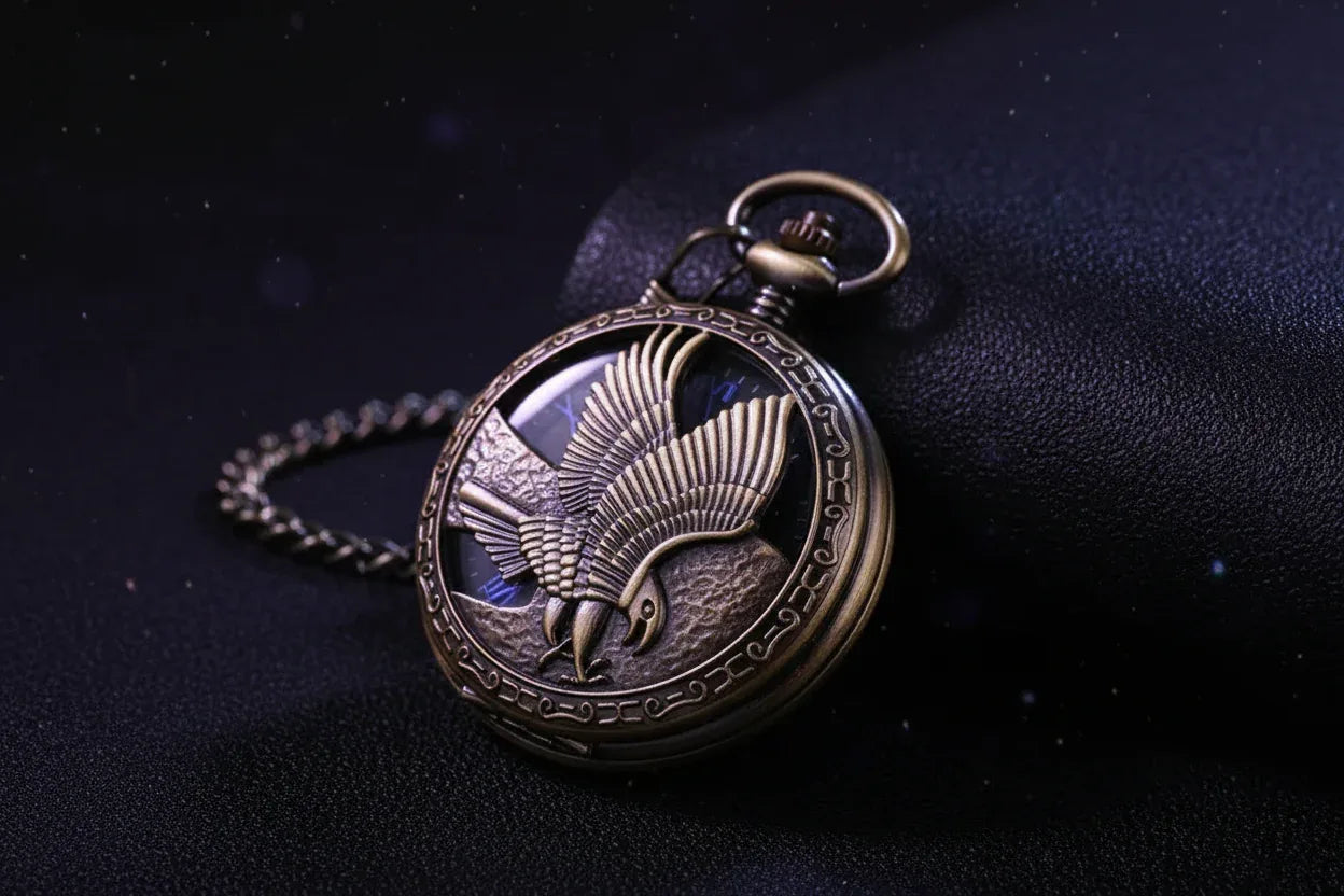 Gear Eagle Pocket Watch - Sorceress Sanctuary Gold