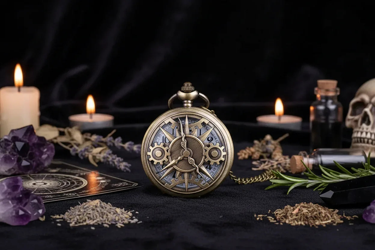 Gear Pocket Watch - Sorceress Sanctuary Picture color