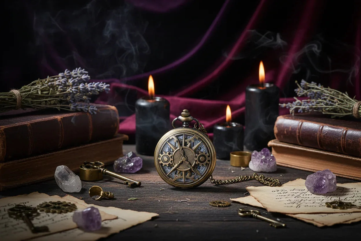 Gear Pocket Watch - Sorceress Sanctuary Picture color