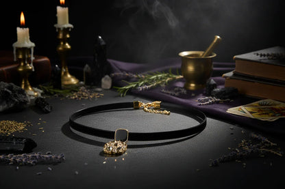 Geometric Crystal Choker - Sorceress Sanctuary New Grey Diamond Blocks