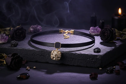Geometric Crystal Choker - Sorceress Sanctuary New Grey Diamond Blocks