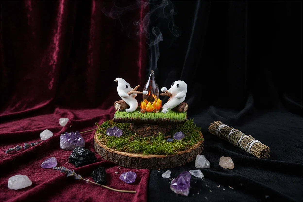 Ghost Campfire Light - Sorceress Sanctuary Grass / n/a-Campfire / US-Campfire / EU