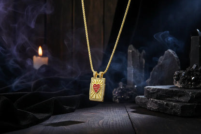 Gilded Tarot Pendant - Sorceress Sanctuary A-B-C-D-E